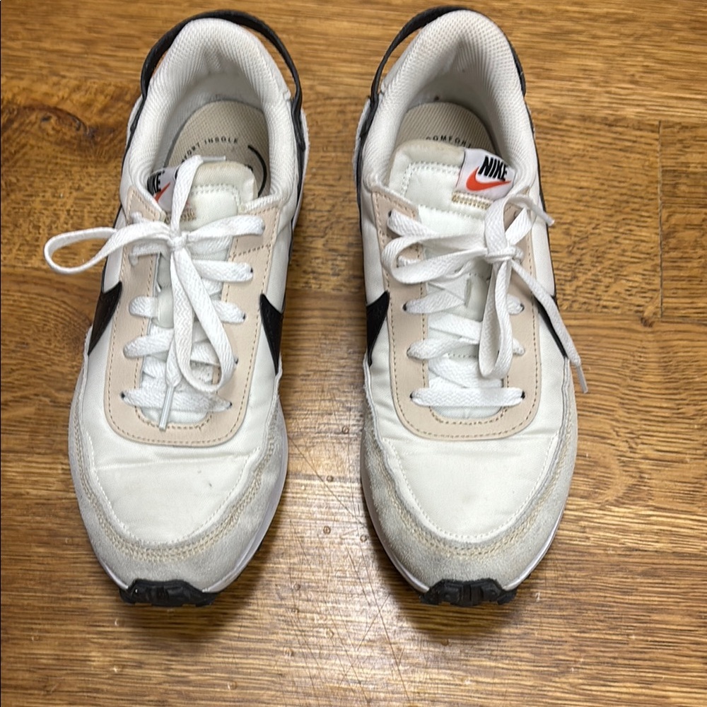 Nike White and Black Athletic Shoes